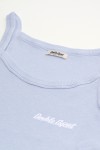 Camiseta tirante canalé